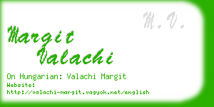 margit valachi business card